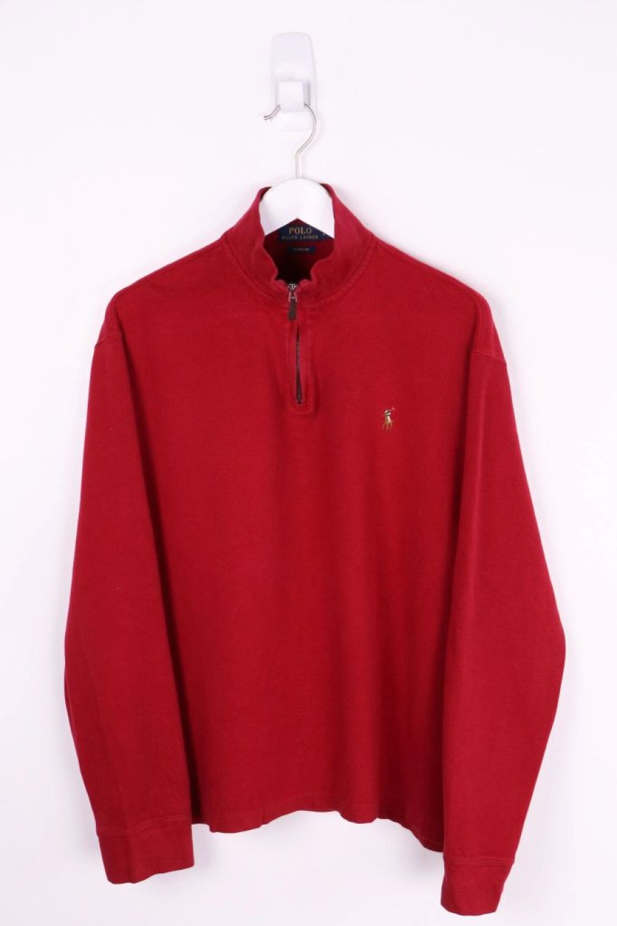 1/4 Zip Sweaters * | Restated Vintage Vintage Ralph Lauren Polo 1/4 Zip Sweater Large