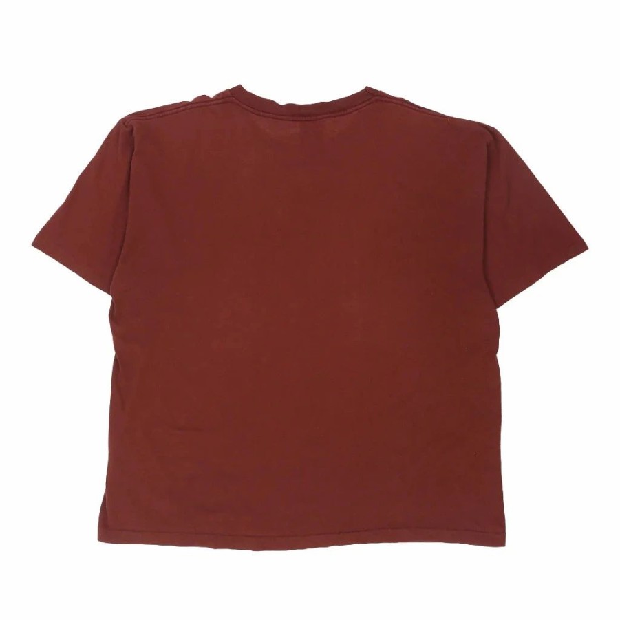 Vintage T-Shirts * | Vintage Leap The Dips Unbranded T-Shirt Xl Burgundy Cotton