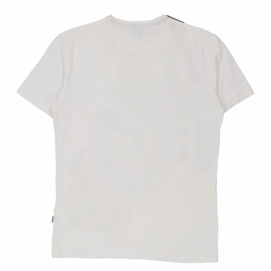 Vintage T-Shirts * | Vintage Just Cavalli T-Shirt Large White Cotton