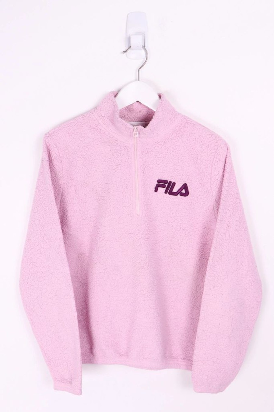 1/4 Zip Sweaters * | Restated Vintage Vintage Fila 1/4 Zip Fleece Sweater Xl