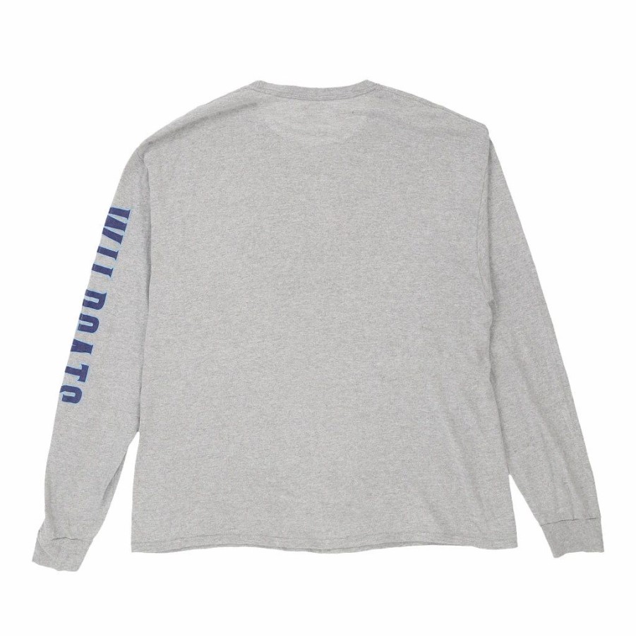 Vintage T-Shirts * | Vintage Villanova University Champion Long Sleeve T-Shirt Xl Grey Cotton