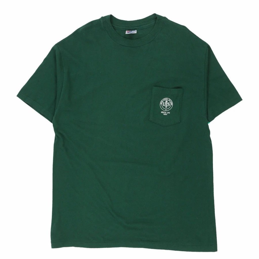 Vintage T-Shirts * | Vintage Hanes T-Shirt Xl Green Cotton