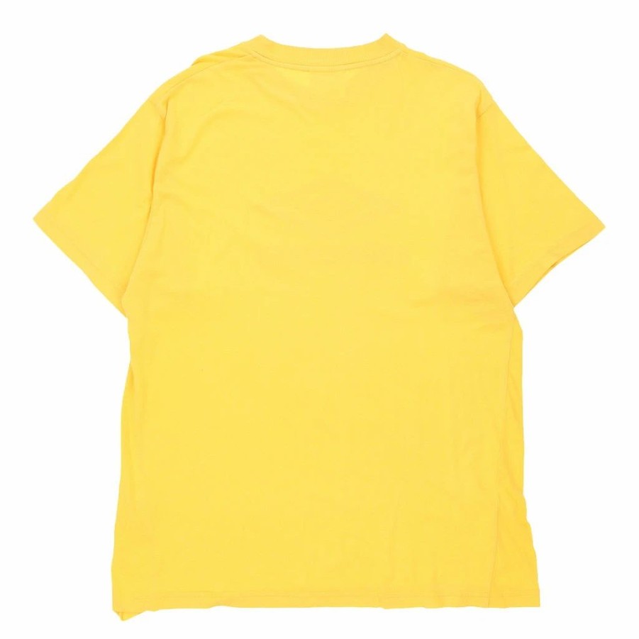 Vintage T-Shirts * | Vintage Umbro T-Shirt Medium Yellow Cotton