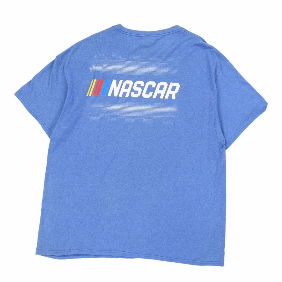 Vintage T-Shirts * | Vintage Nascar T-Shirt 2Xl Blue Cotton