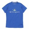 Vintage T-Shirts * | Vintage Champion T-Shirt Large Blue Polyester