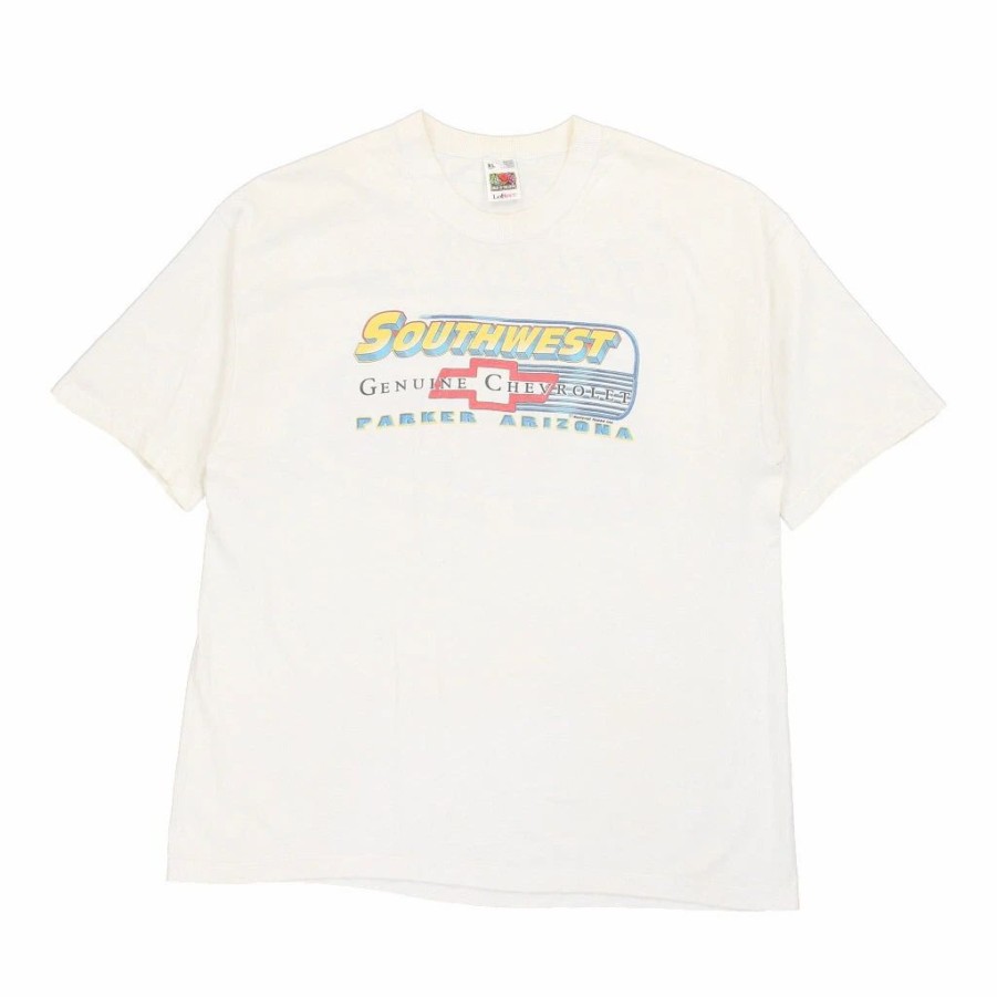 Vintage T-Shirts * | Vintage Parker, Arizona Fruit Of The Loom T-Shirt Xl White Cotton