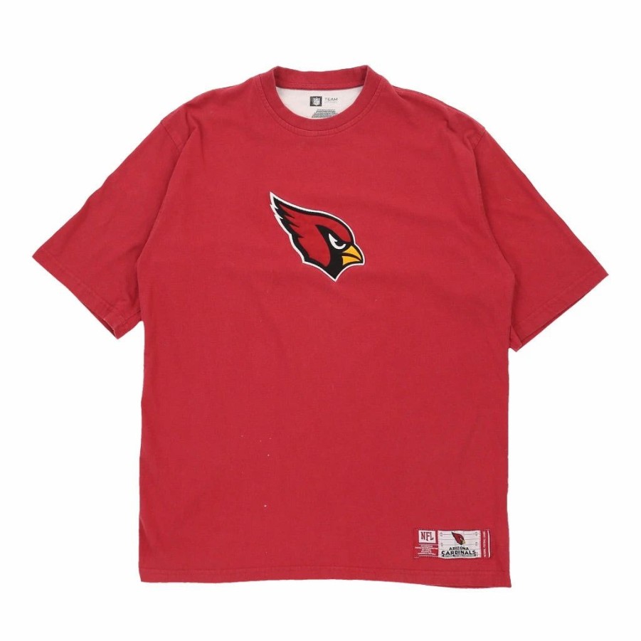 Vintage T-Shirts * | Vintage Arizona Cardinals Nfl T-Shirt Large Red Cotton