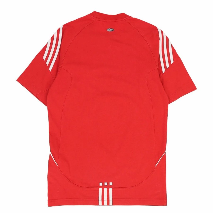 Vintage T-Shirts * | Vintage Adidas T-Shirt Small Red Polyester