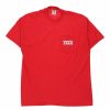 Vintage T-Shirts * | Vintage Fruit Of The Loom T-Shirt 2Xl Red Cotton