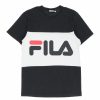 Vintage T-Shirts * | Vintage Fila T-Shirt Xs Black Cotton