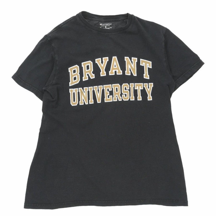 Vintage T-Shirts * | Vintage Bryant University Champion T-Shirt Small Black Cotton