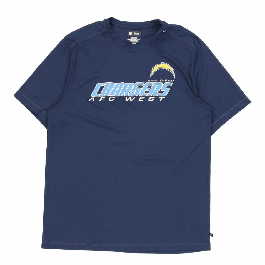 Vintage T-Shirts * | Vintage Los Angeles Chargers Nfl T-Shirt Xl Blue Cotton