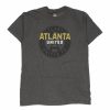 Vintage T-Shirts * | Vintage Atlanta United Fc Majestic T-Shirt Medium Grey Cotton